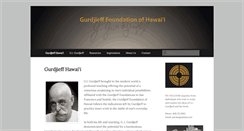 Desktop Screenshot of gurdjieff-hawaii.org